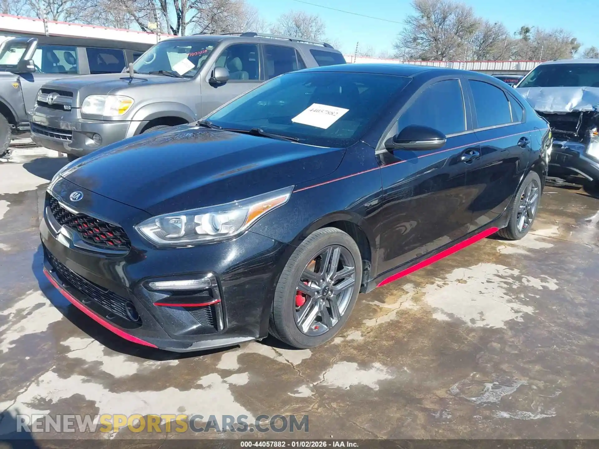 2 Photograph of a damaged car 3KPF34AD1ME422950 KIA FORTE 2021