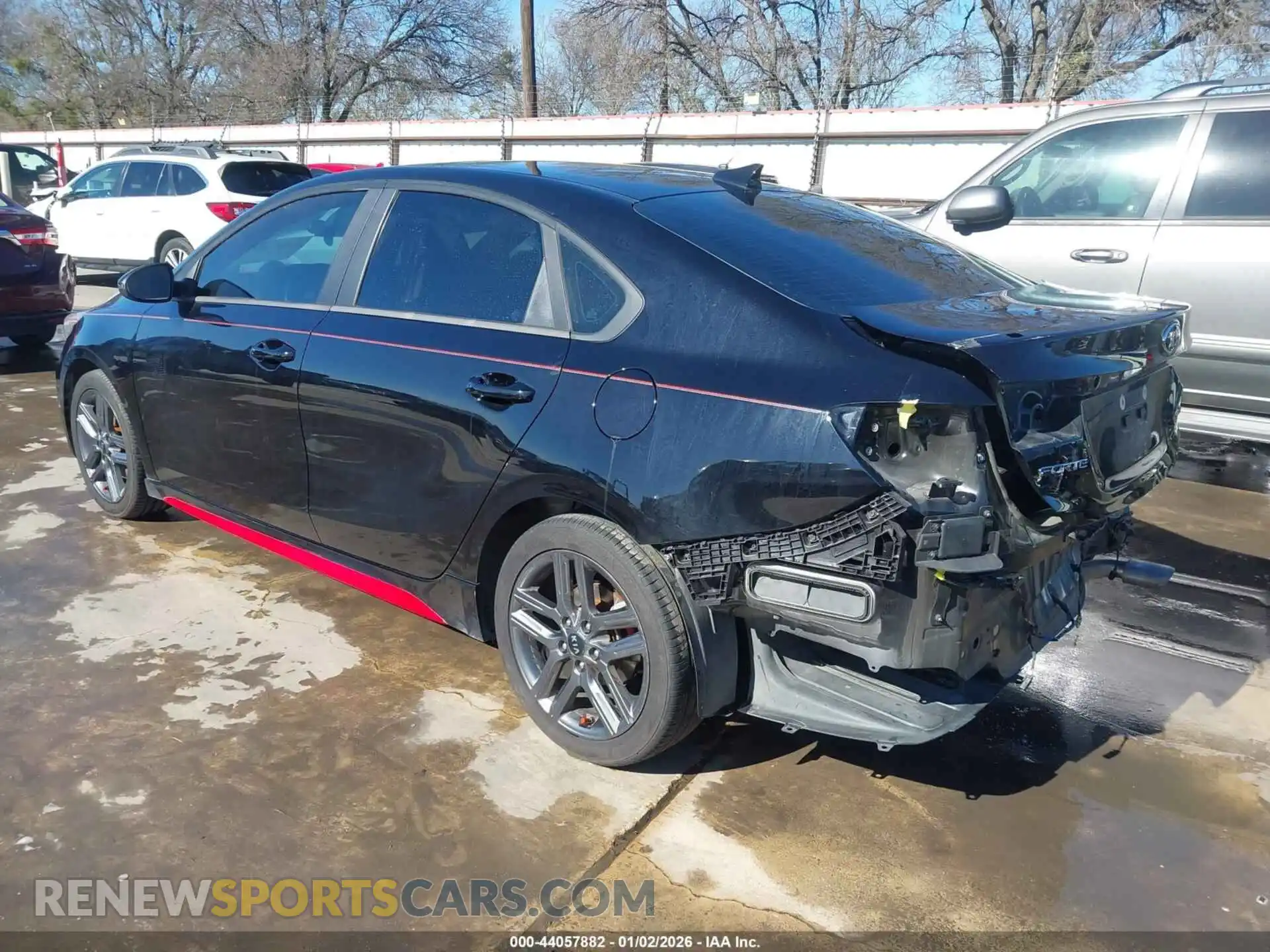 3 Photograph of a damaged car 3KPF34AD1ME422950 KIA FORTE 2021