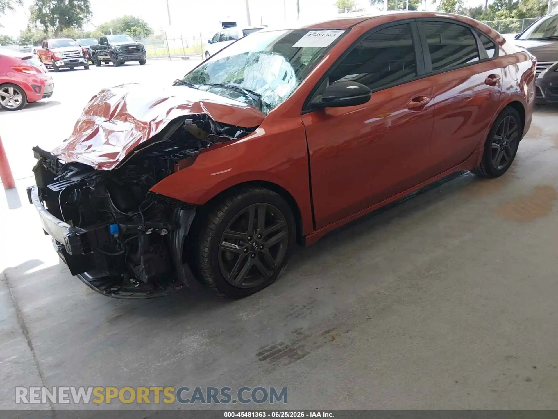 2 Photograph of a damaged car 3KPF34AD2ME280088 KIA FORTE 2021