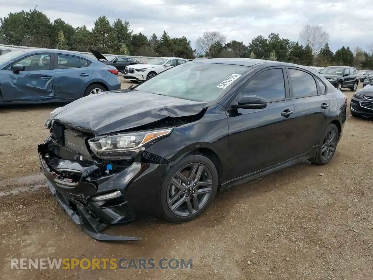 1 Photograph of a damaged car 3KPF34AD2ME317544 KIA FORTE 2021