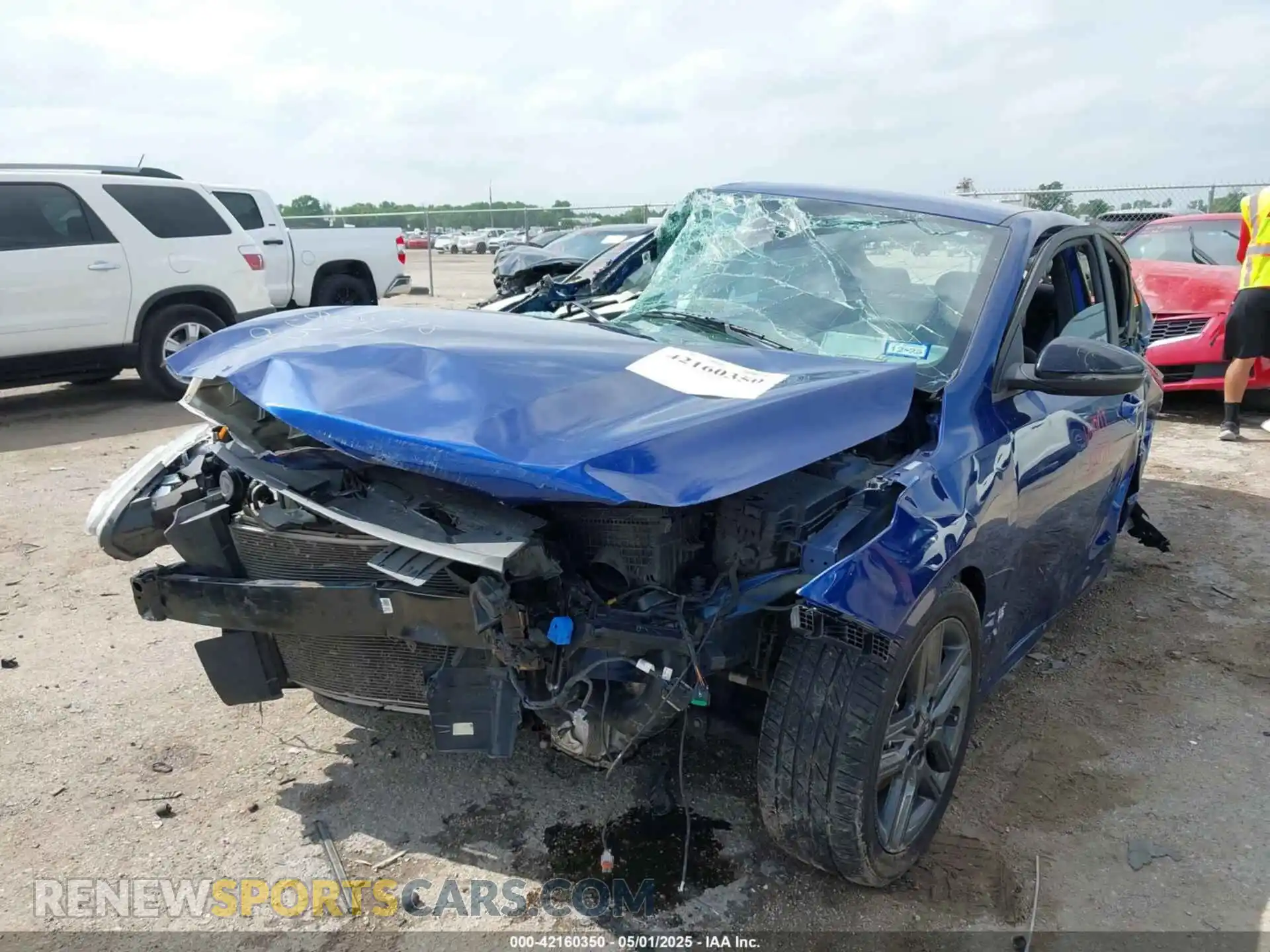 2 Photograph of a damaged car 3KPF34AD2ME401914 KIA FORTE 2021