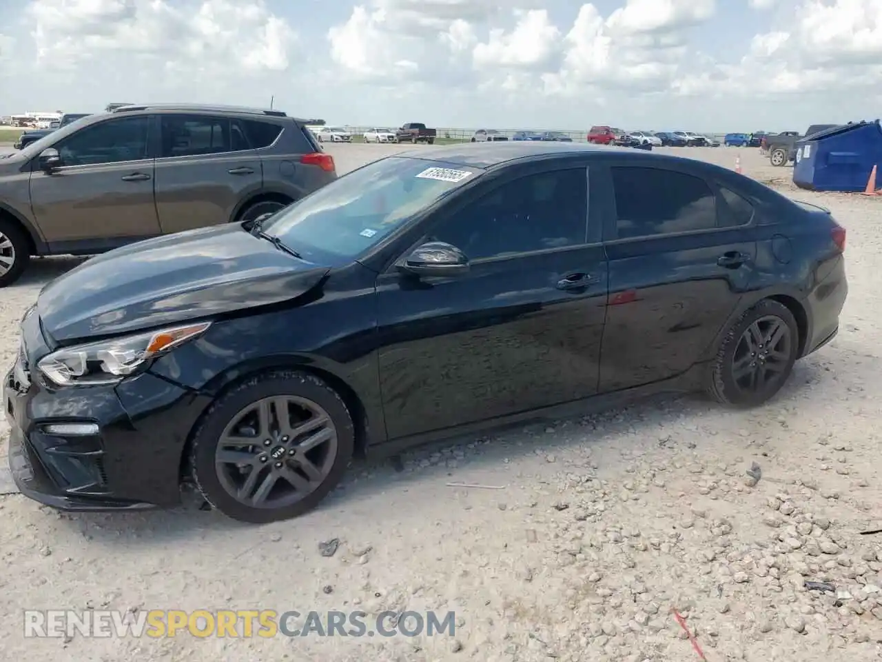 1 Photograph of a damaged car 3KPF34AD2ME402805 KIA FORTE 2021