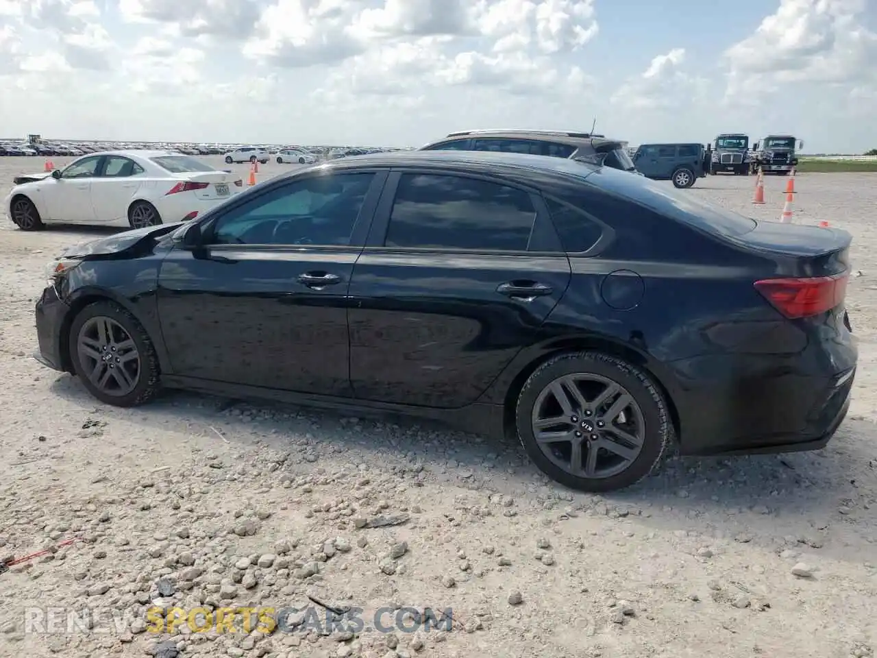 2 Photograph of a damaged car 3KPF34AD2ME402805 KIA FORTE 2021