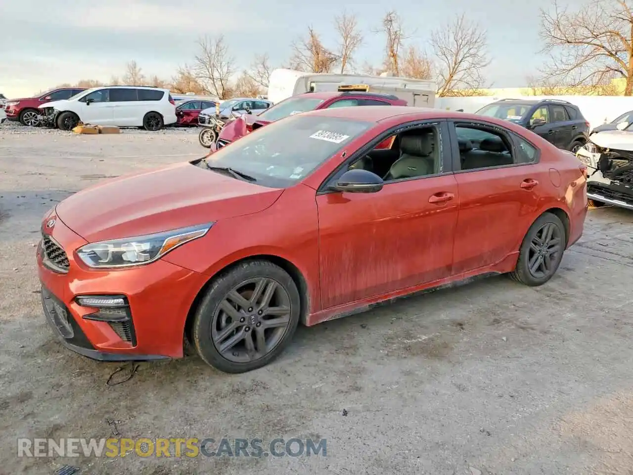 1 Photograph of a damaged car 3KPF34AD2ME406174 KIA FORTE 2021