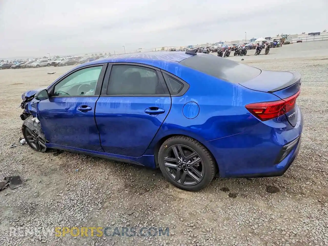2 fotografías del automóvil dañado 3KPF34AD3ME271836 KIA FORTE 2021