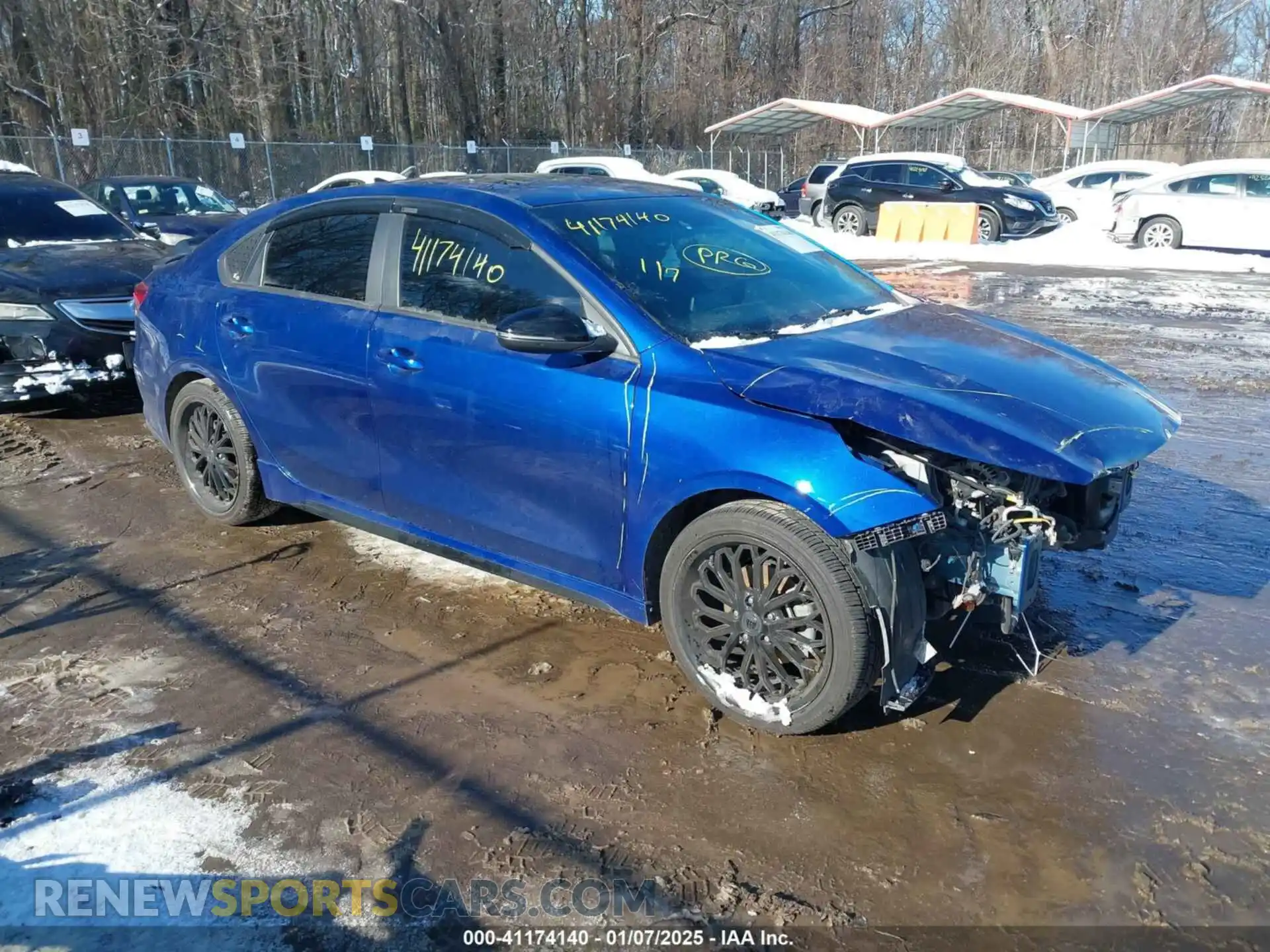 1 Photograph of a damaged car 3KPF34AD3ME289480 KIA FORTE 2021