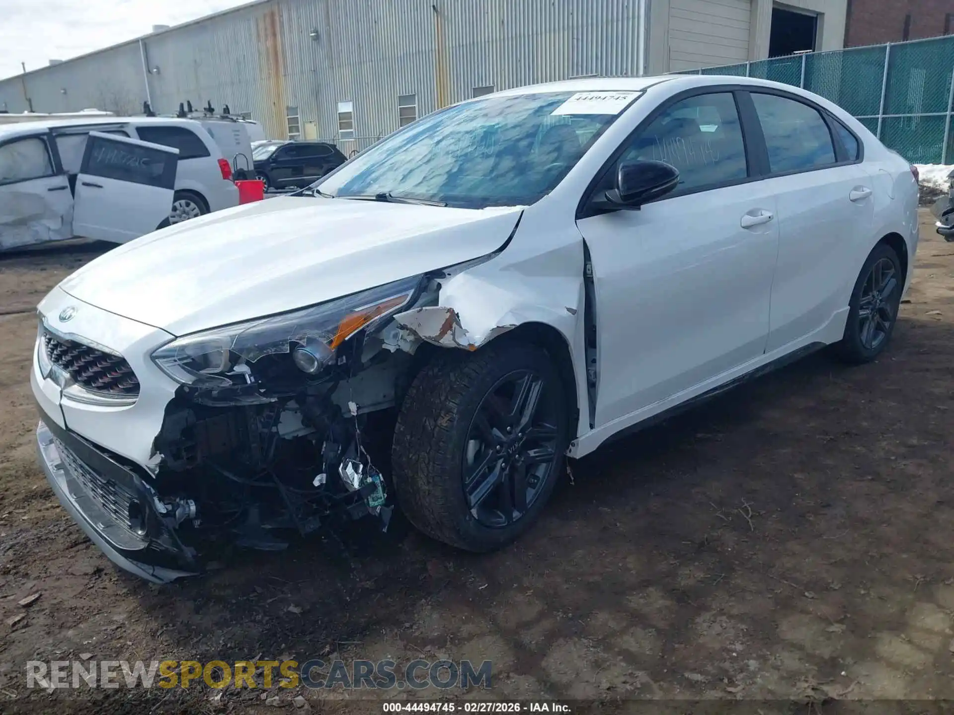 2 Photograph of a damaged car 3KPF34AD3ME293447 KIA FORTE 2021