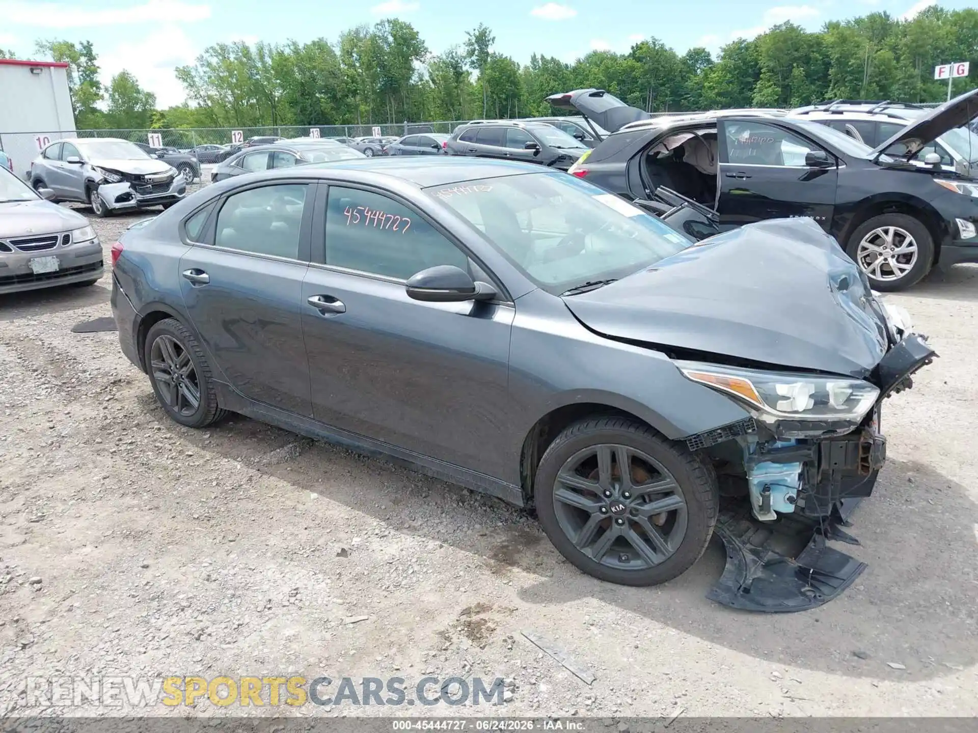 1 Photograph of a damaged car 3KPF34AD3ME297031 KIA FORTE 2021