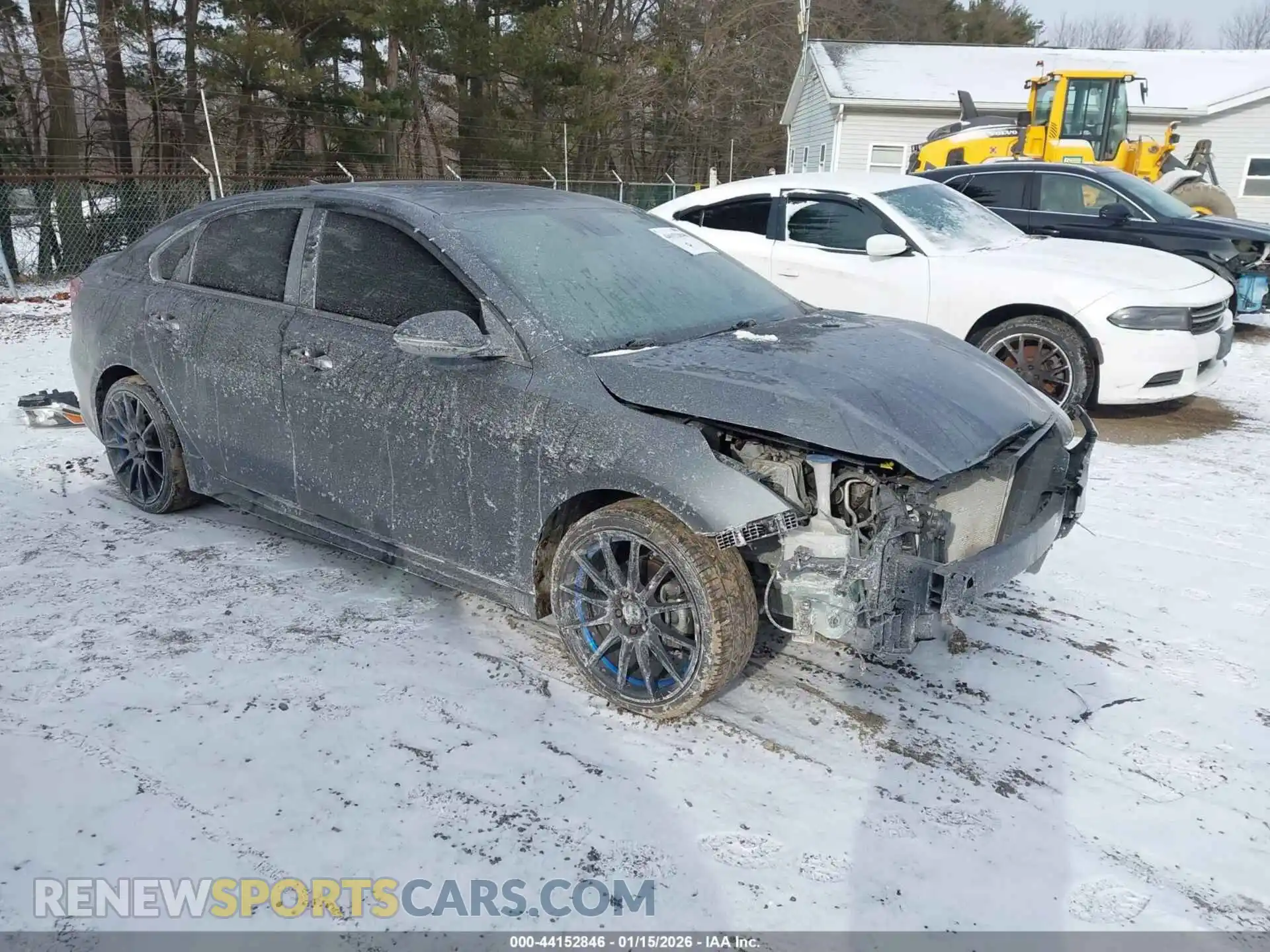 1 Photograph of a damaged car 3KPF34AD3ME379082 KIA FORTE 2021