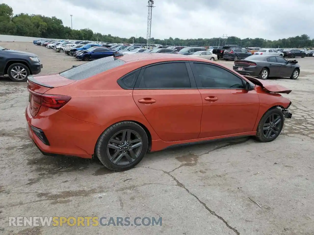 3 fotografías del automóvil dañado 3KPF34AD3ME385593 KIA FORTE 2021