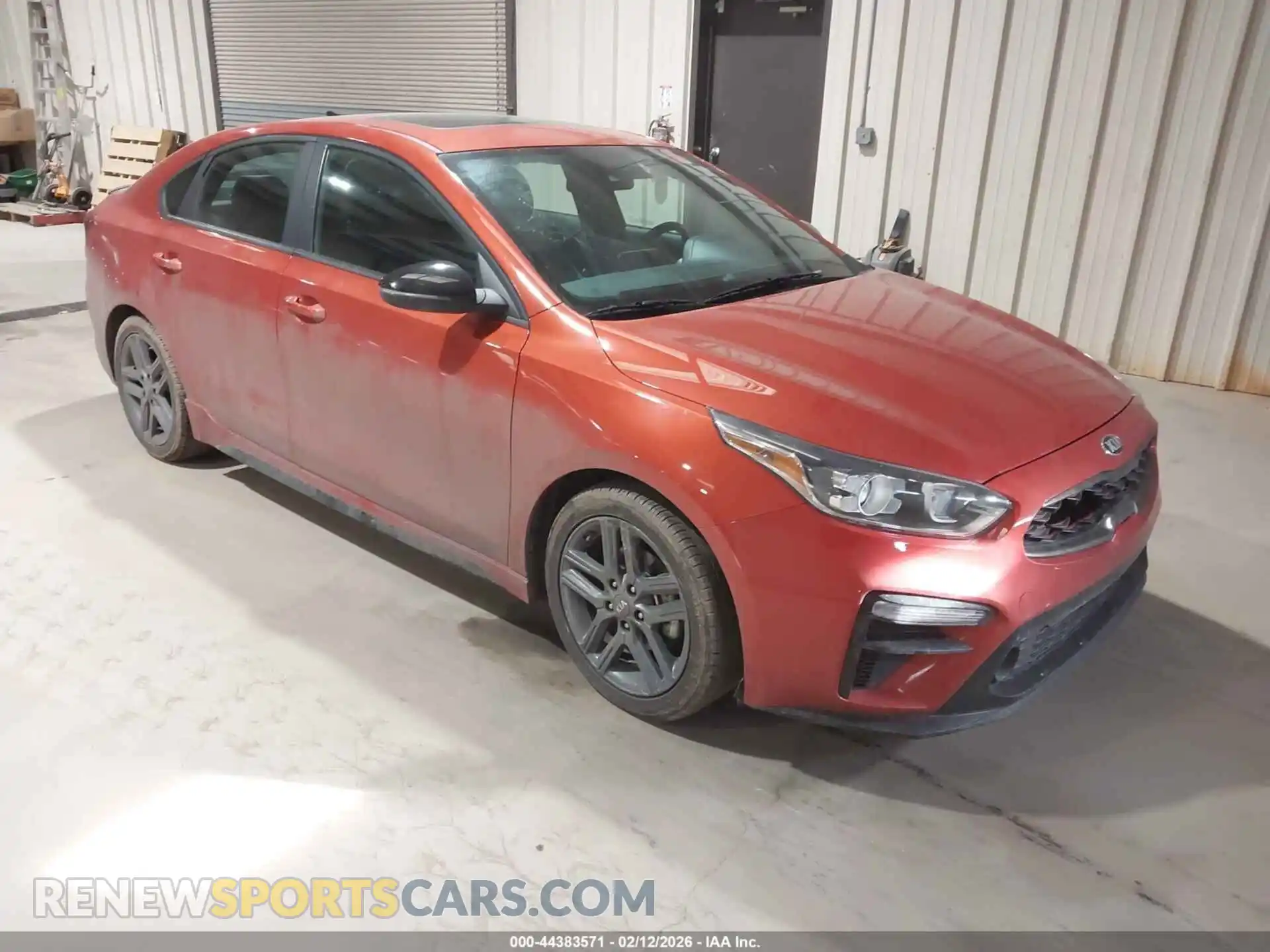 1 Photograph of a damaged car 3KPF34AD3ME386629 KIA FORTE 2021