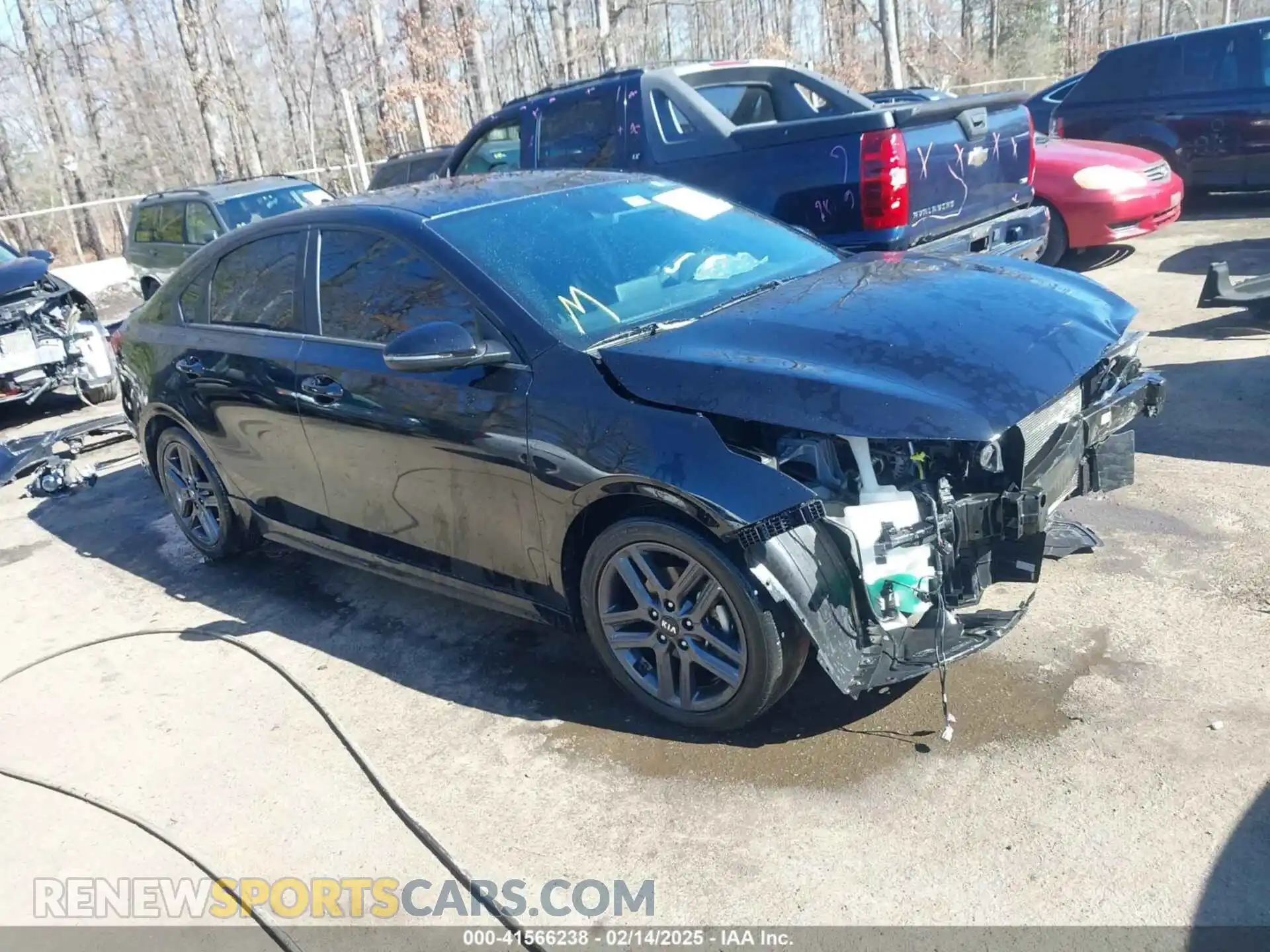 1 Photograph of a damaged car 3KPF34AD3ME405275 KIA FORTE 2021