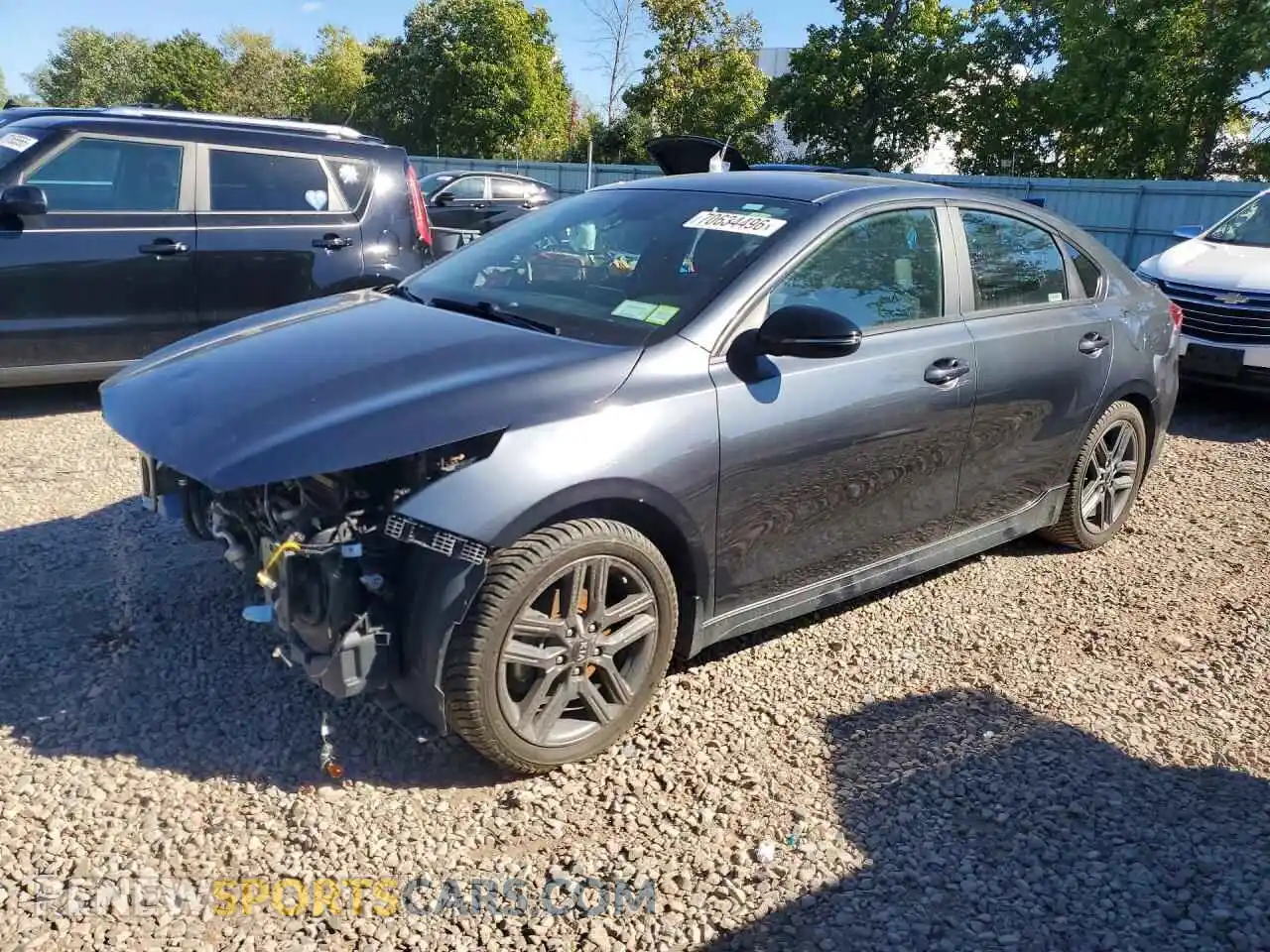 1 Photograph of a damaged car 3KPF34AD4ME278441 KIA FORTE 2021
