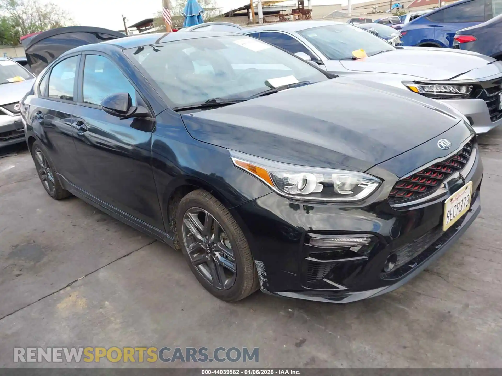 1 Photograph of a damaged car 3KPF34AD4ME280397 KIA FORTE 2021