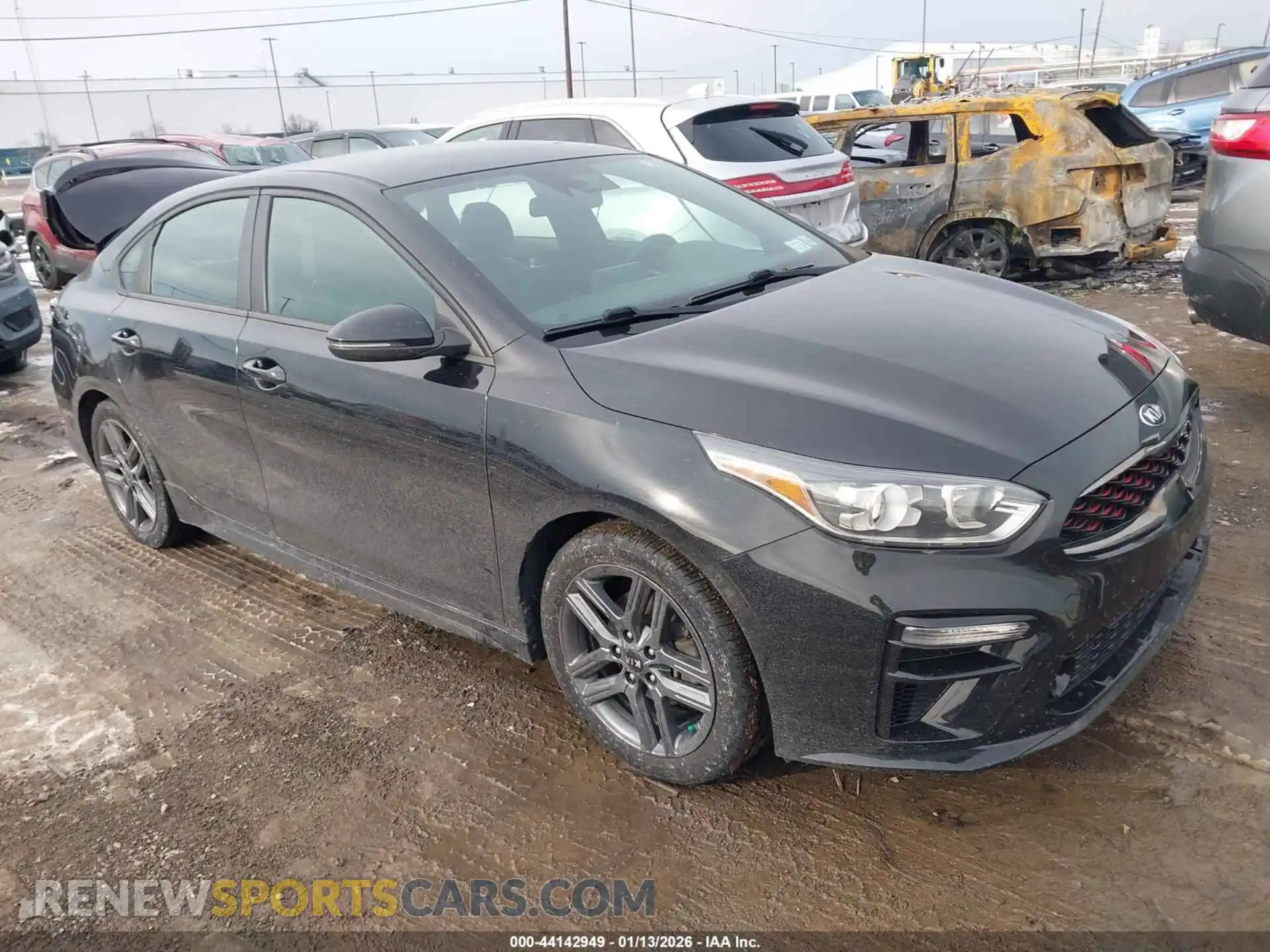 1 Photograph of a damaged car 3KPF34AD4ME315116 KIA FORTE 2021
