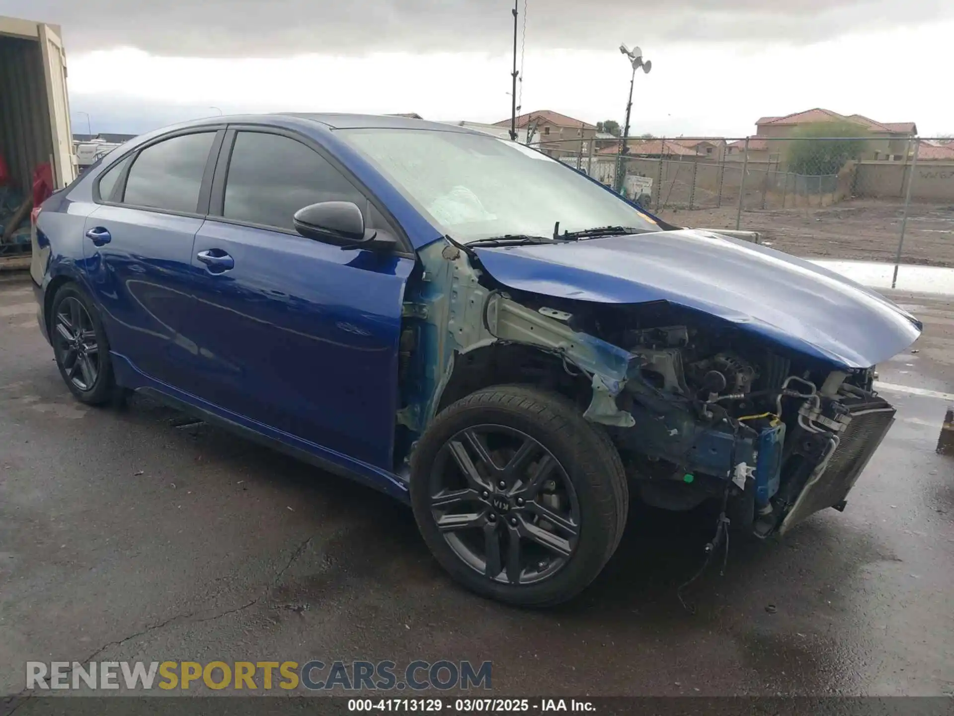1 Photograph of a damaged car 3KPF34AD4ME326231 KIA FORTE 2021