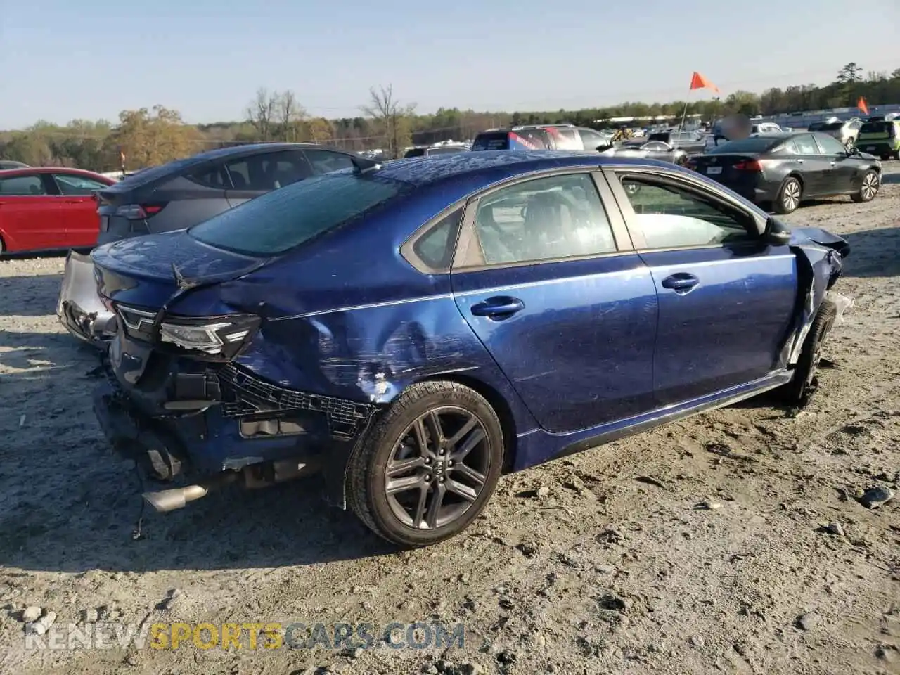 3 Photograph of a damaged car 3KPF34AD4ME334166 KIA FORTE 2021