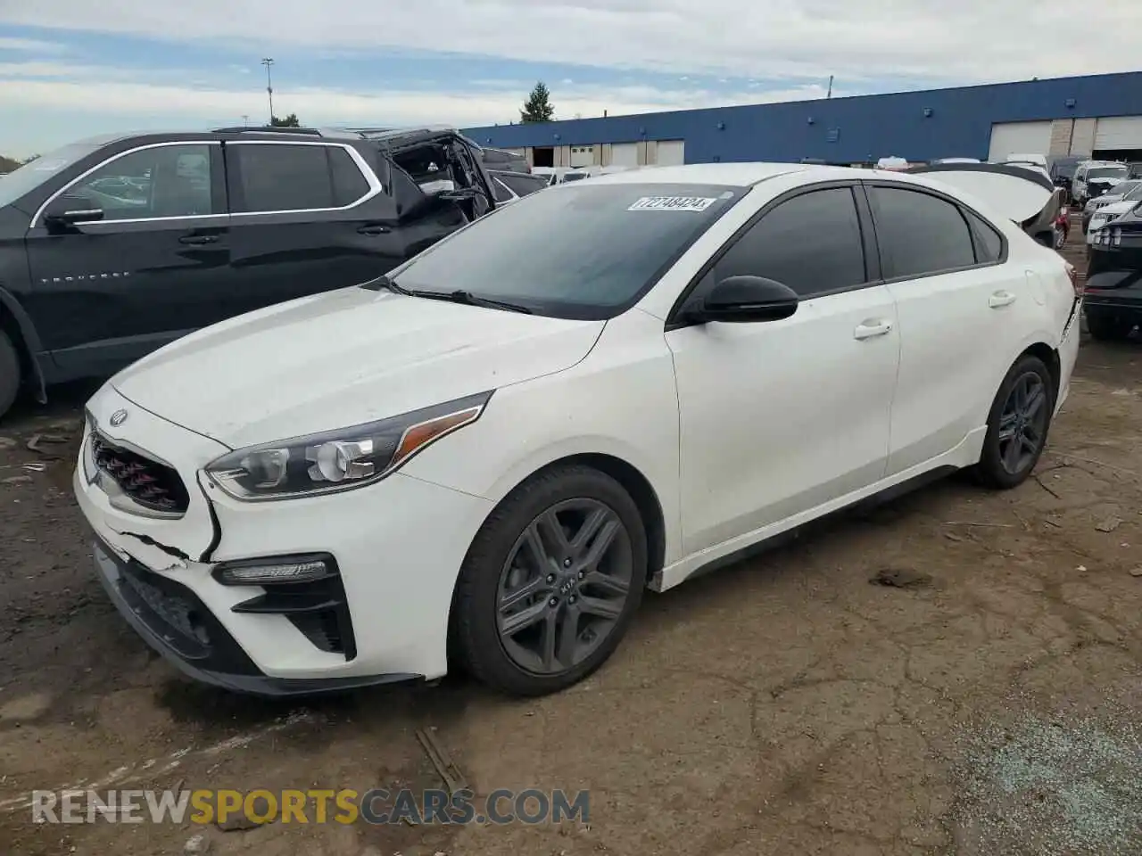 1 Photograph of a damaged car 3KPF34AD5ME264807 KIA FORTE 2021