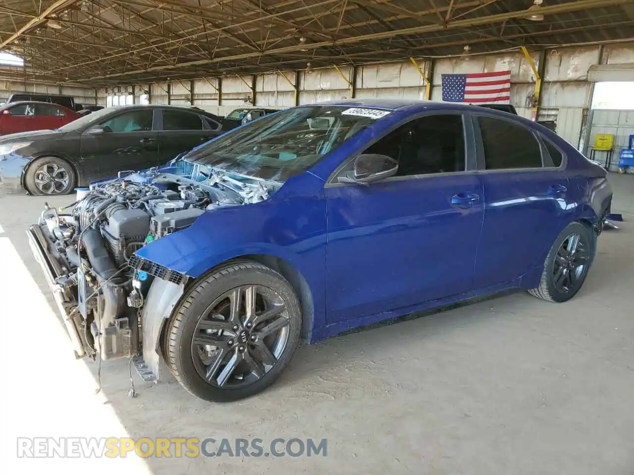 1 Photograph of a damaged car 3KPF34AD5ME275483 KIA FORTE 2021