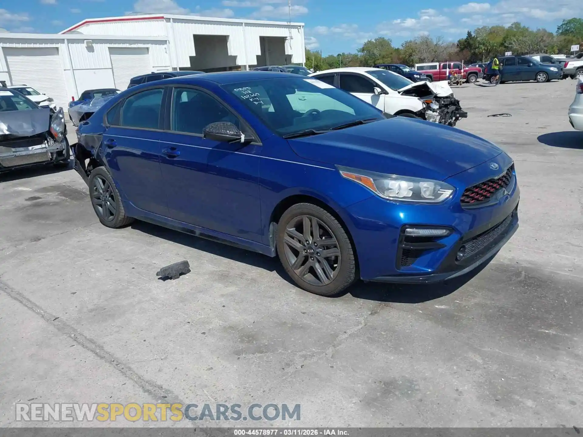1 Photograph of a damaged car 3KPF34AD5ME281963 KIA FORTE 2021