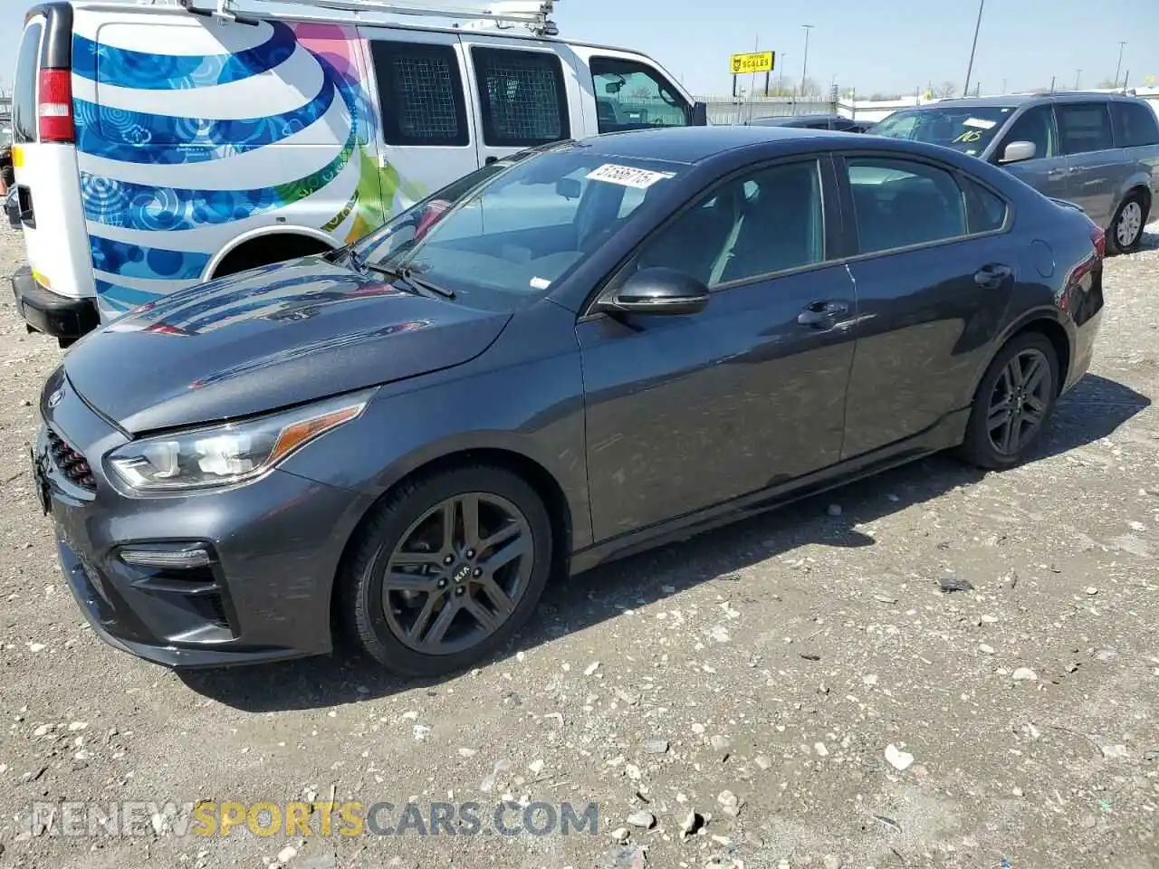 1 Photograph of a damaged car 3KPF34AD5ME298018 KIA FORTE 2021