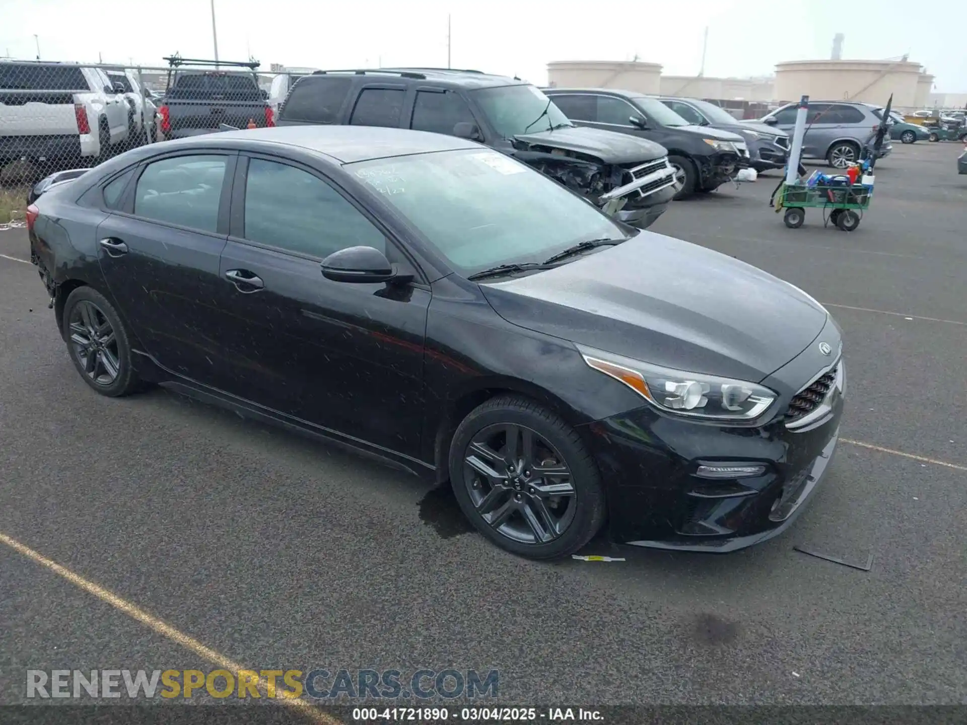1 Photograph of a damaged car 3KPF34AD5ME305761 KIA FORTE 2021