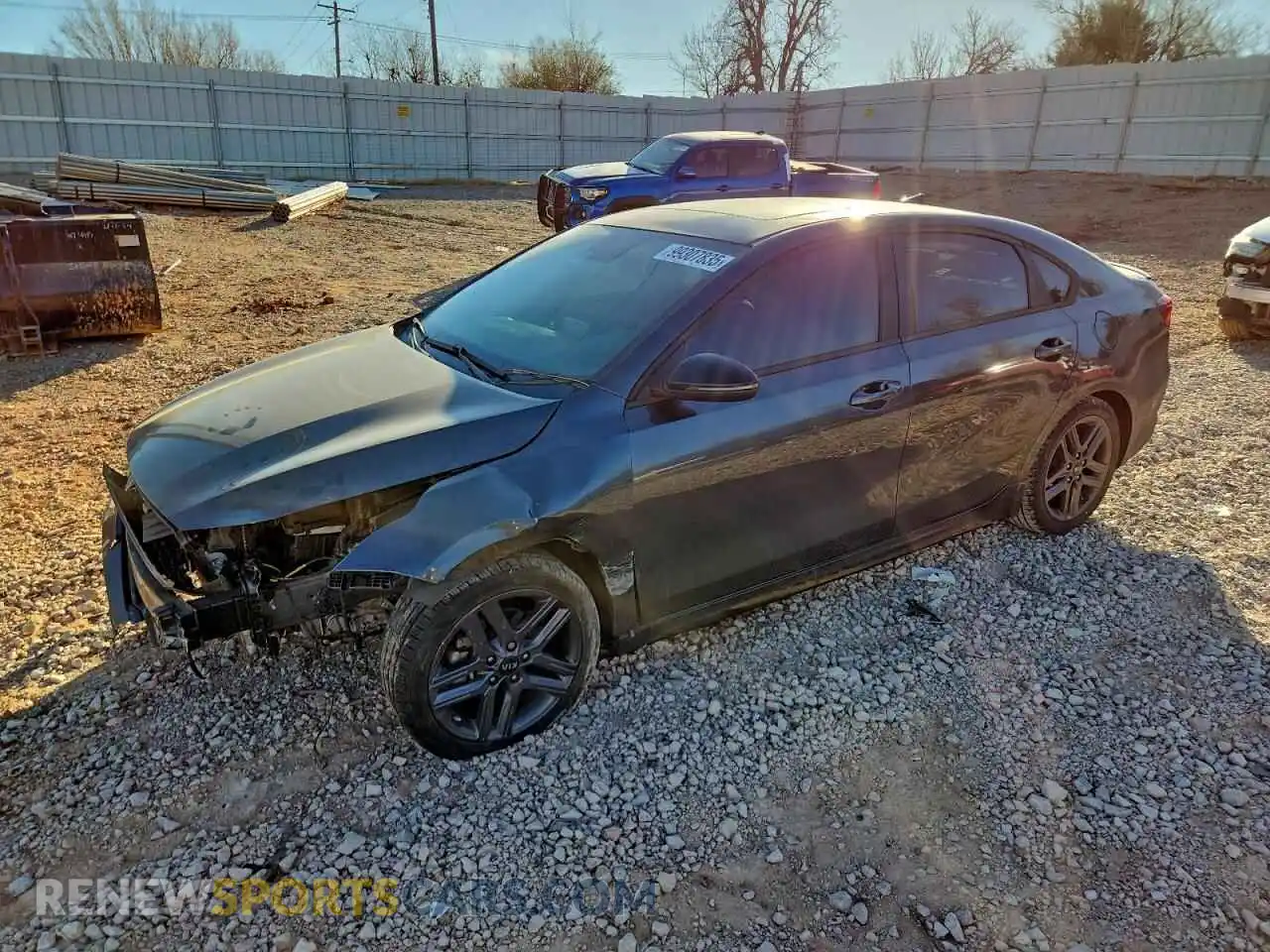 1 Photograph of a damaged car 3KPF34AD5ME386552 KIA FORTE 2021