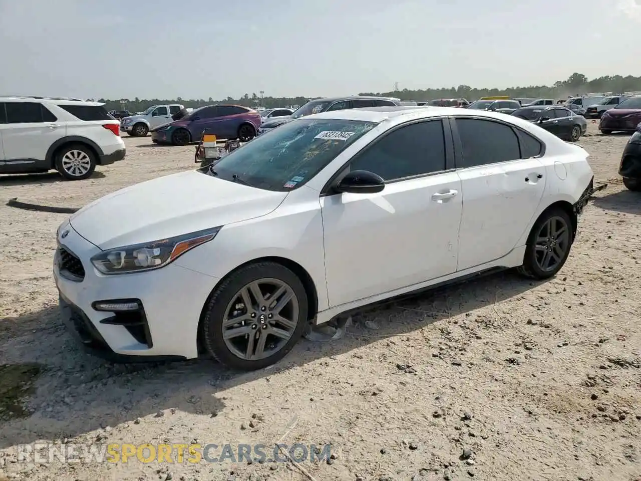 1 Photograph of a damaged car 3KPF34AD5ME396885 KIA FORTE 2021