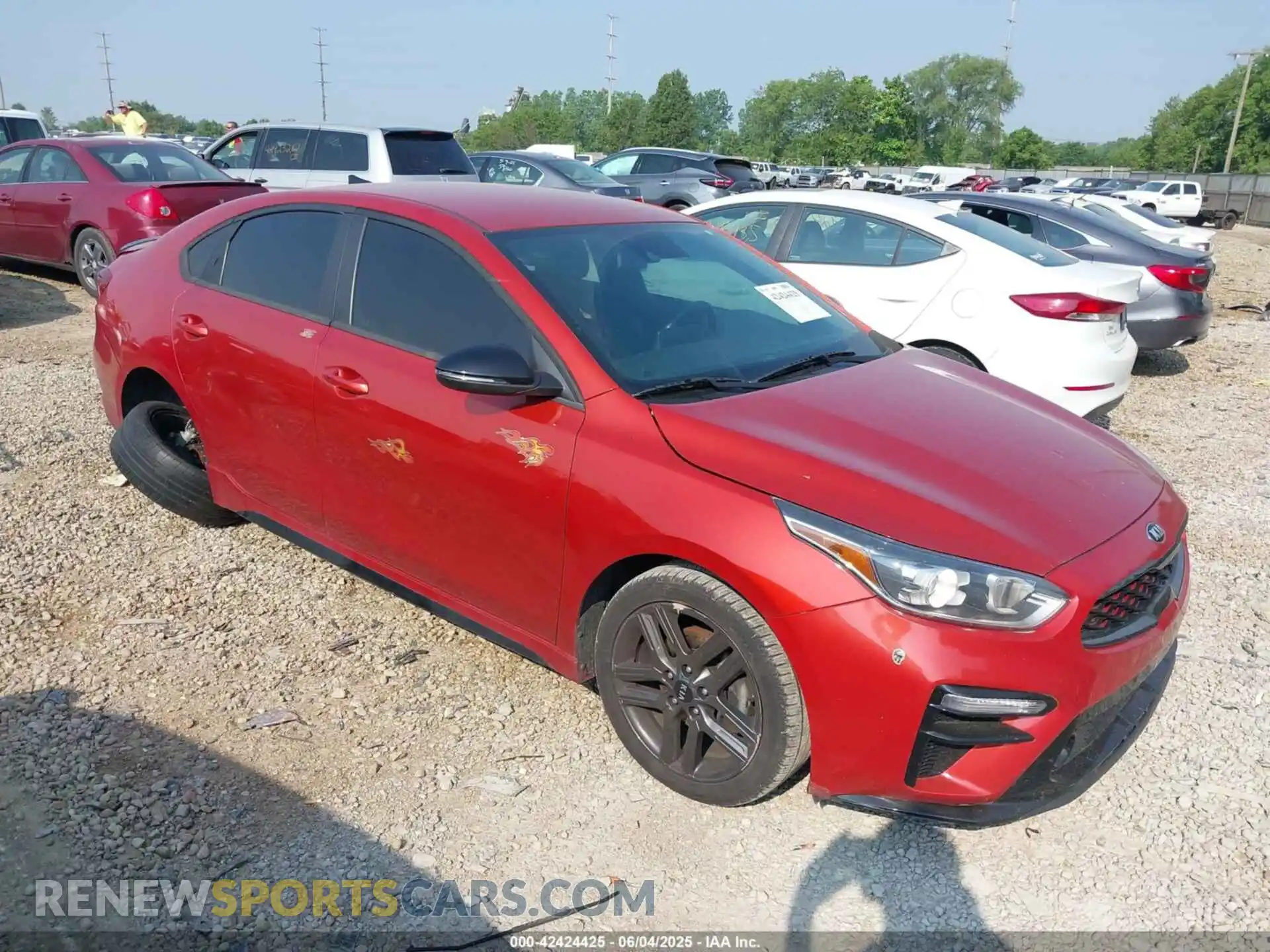 1 Photograph of a damaged car 3KPF34AD5ME400322 KIA FORTE 2021