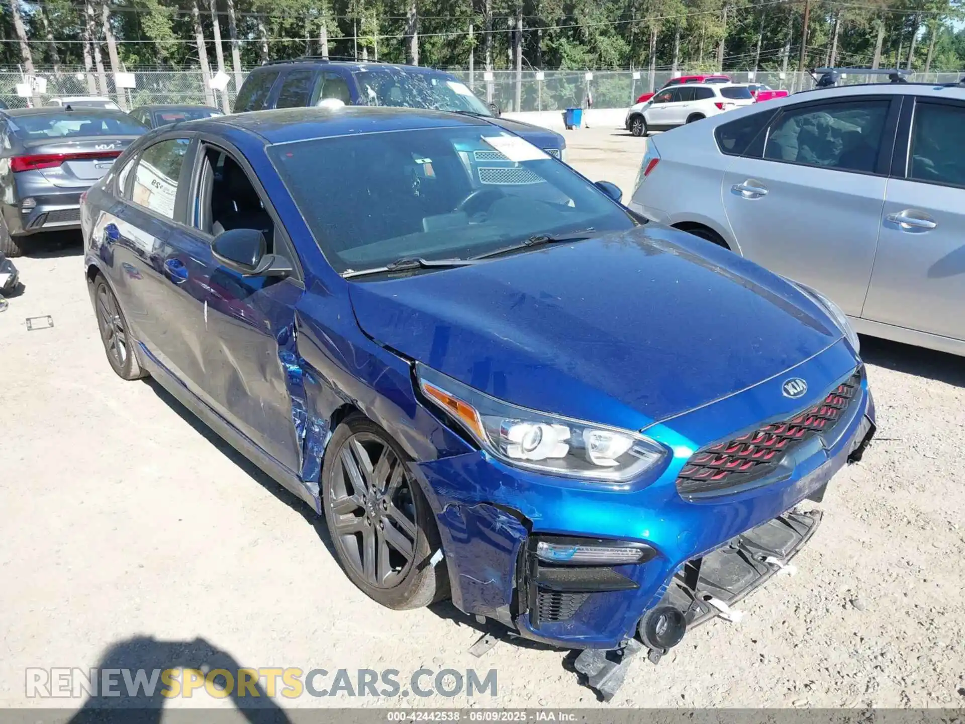 1 Photograph of a damaged car 3KPF34AD5ME408680 KIA FORTE 2021