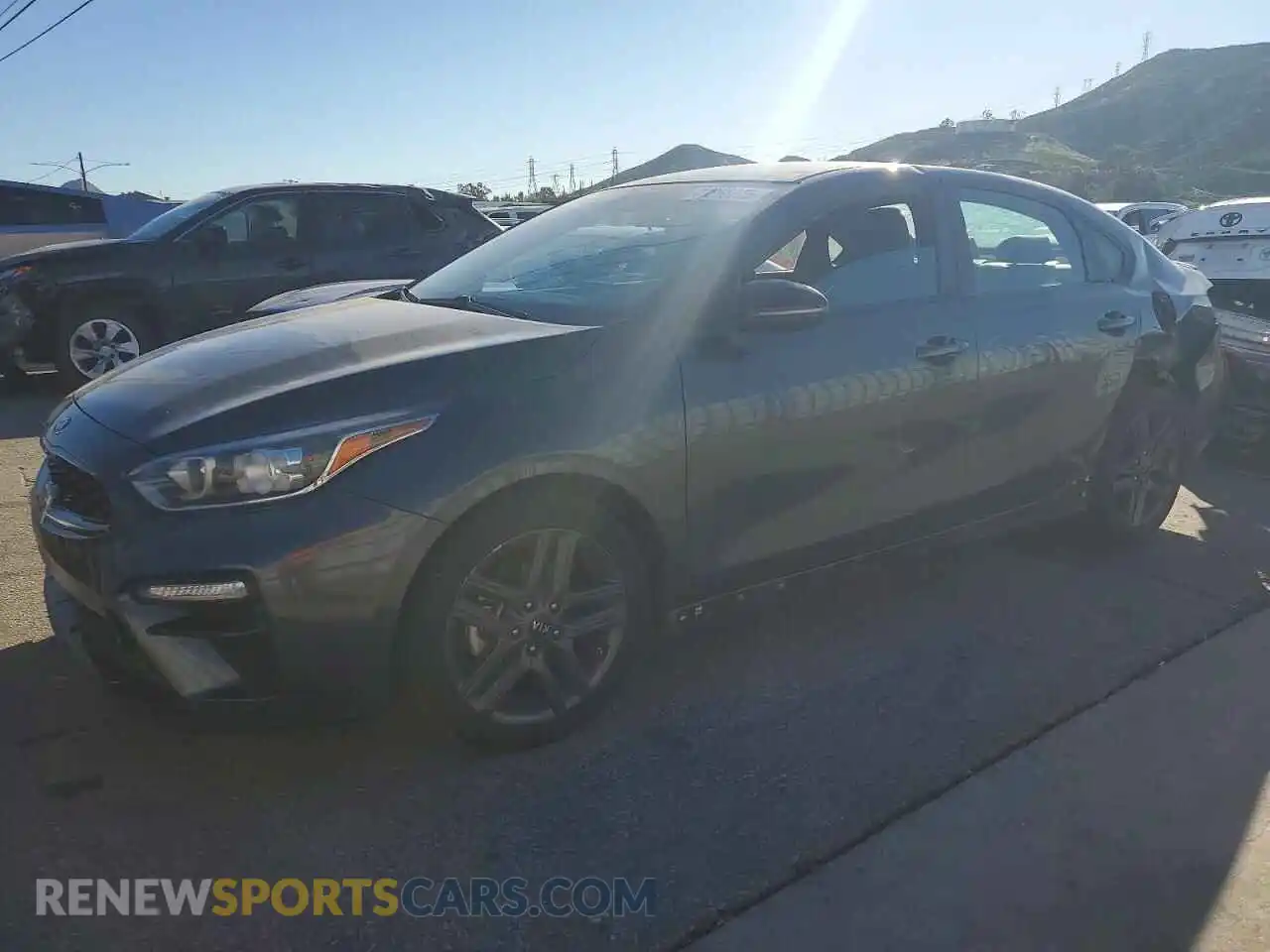 1 Photograph of a damaged car 3KPF34AD5ME411840 KIA FORTE 2021