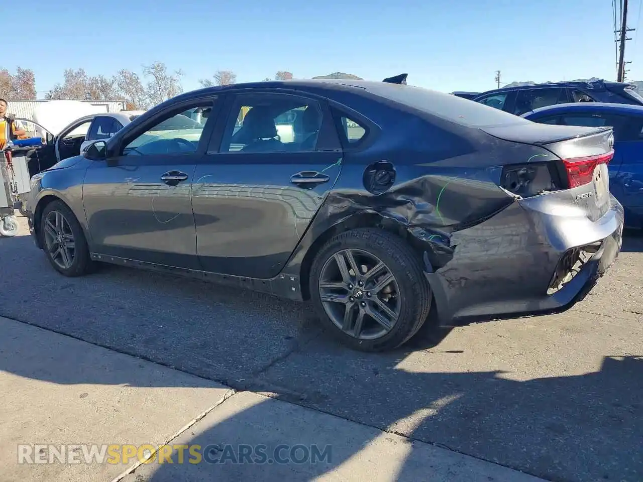 2 Photograph of a damaged car 3KPF34AD5ME411840 KIA FORTE 2021