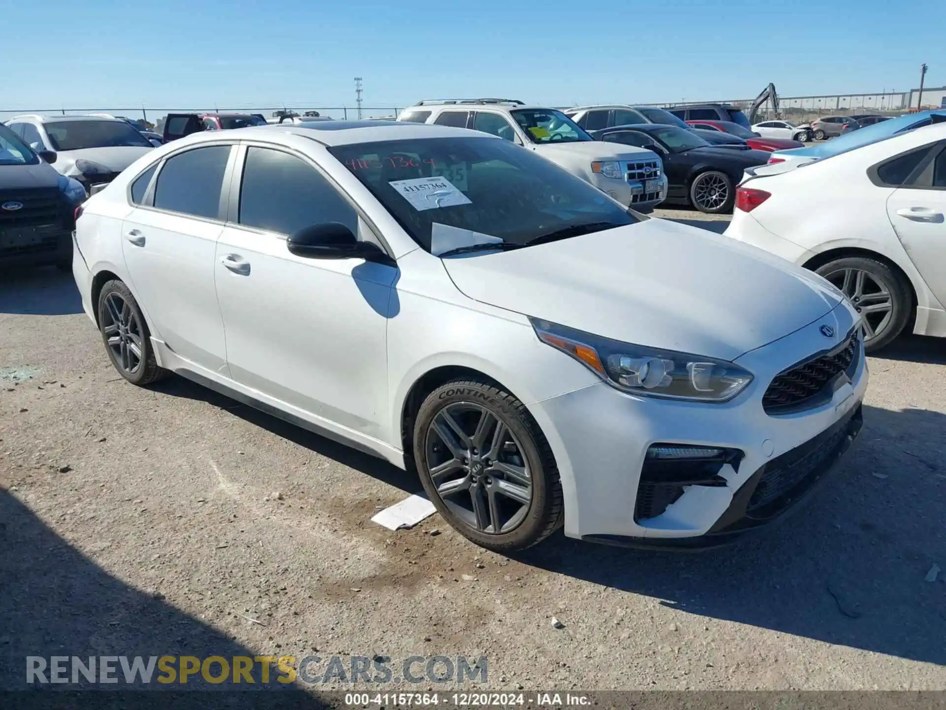1 Photograph of a damaged car 3KPF34AD5ME418903 KIA FORTE 2021