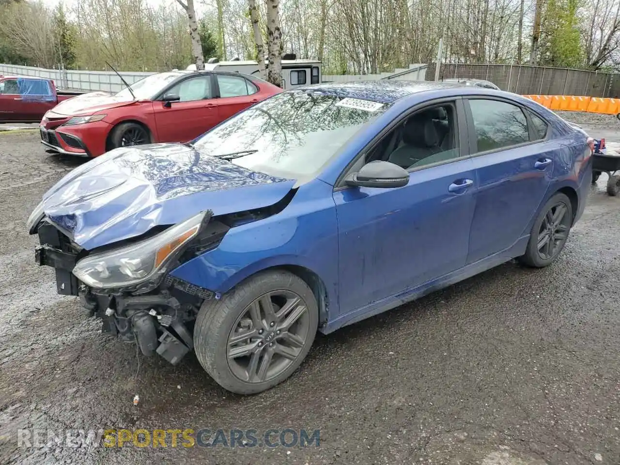 1 Photograph of a damaged car 3KPF34AD6ME280868 KIA FORTE 2021
