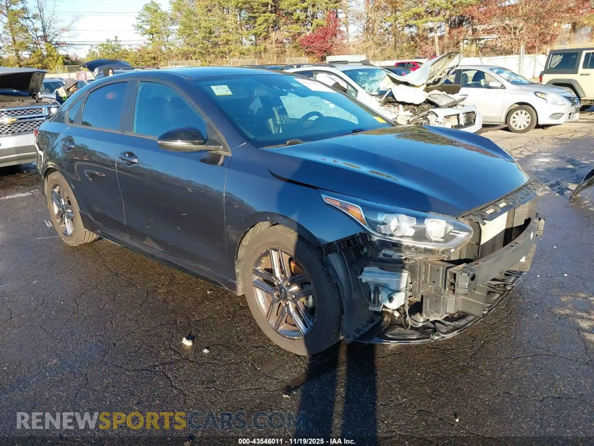 1 Photograph of a damaged car 3KPF34AD6ME310757 KIA FORTE 2021