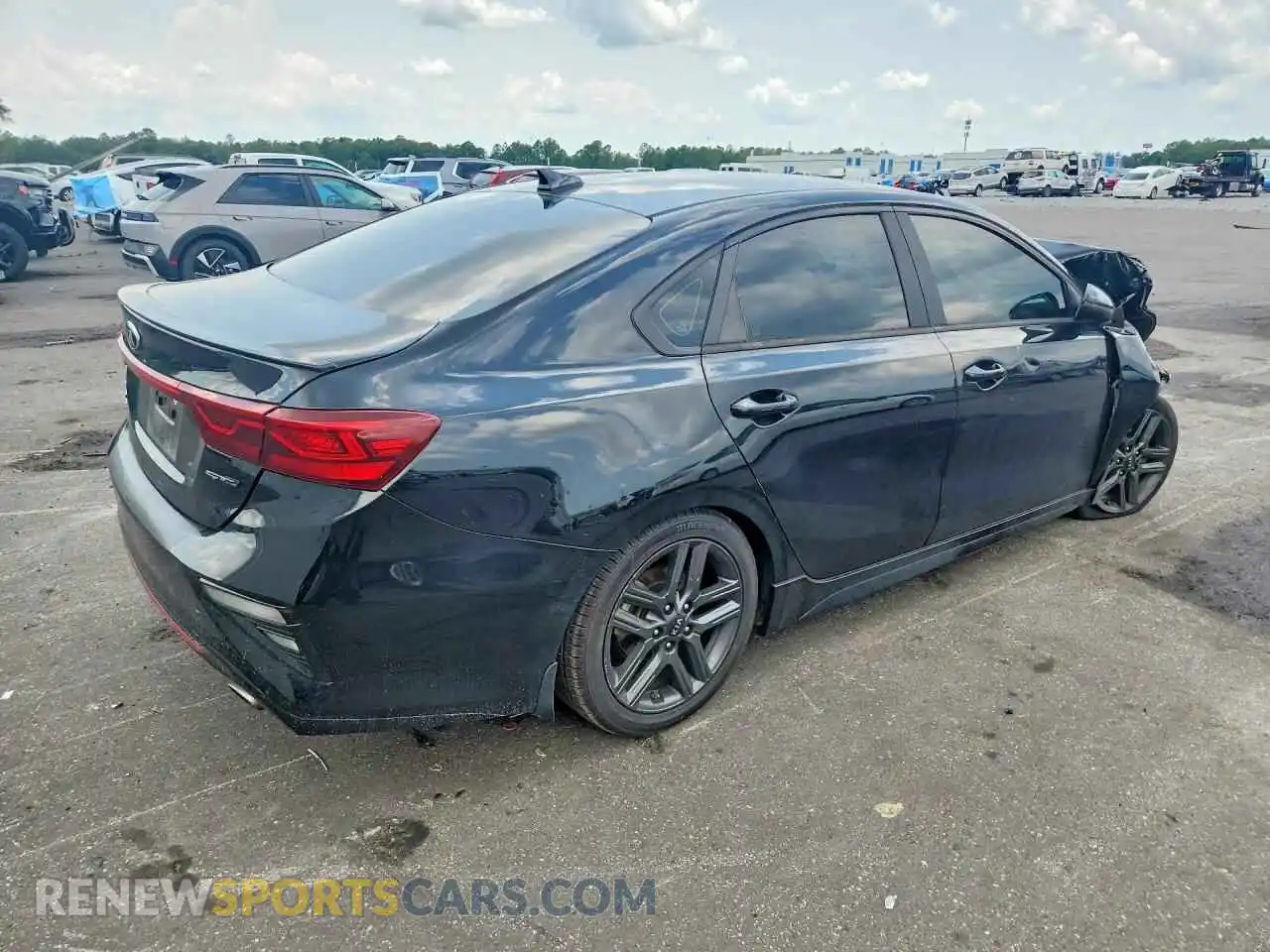 3 fotografías del automóvil dañado 3KPF34AD6ME319068 KIA FORTE 2021