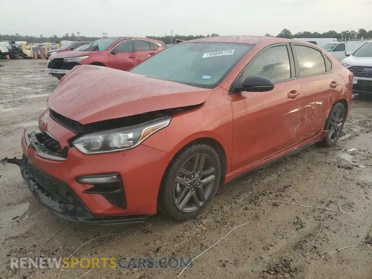 1 Photograph of a damaged car 3KPF34AD6ME326408 KIA FORTE 2021