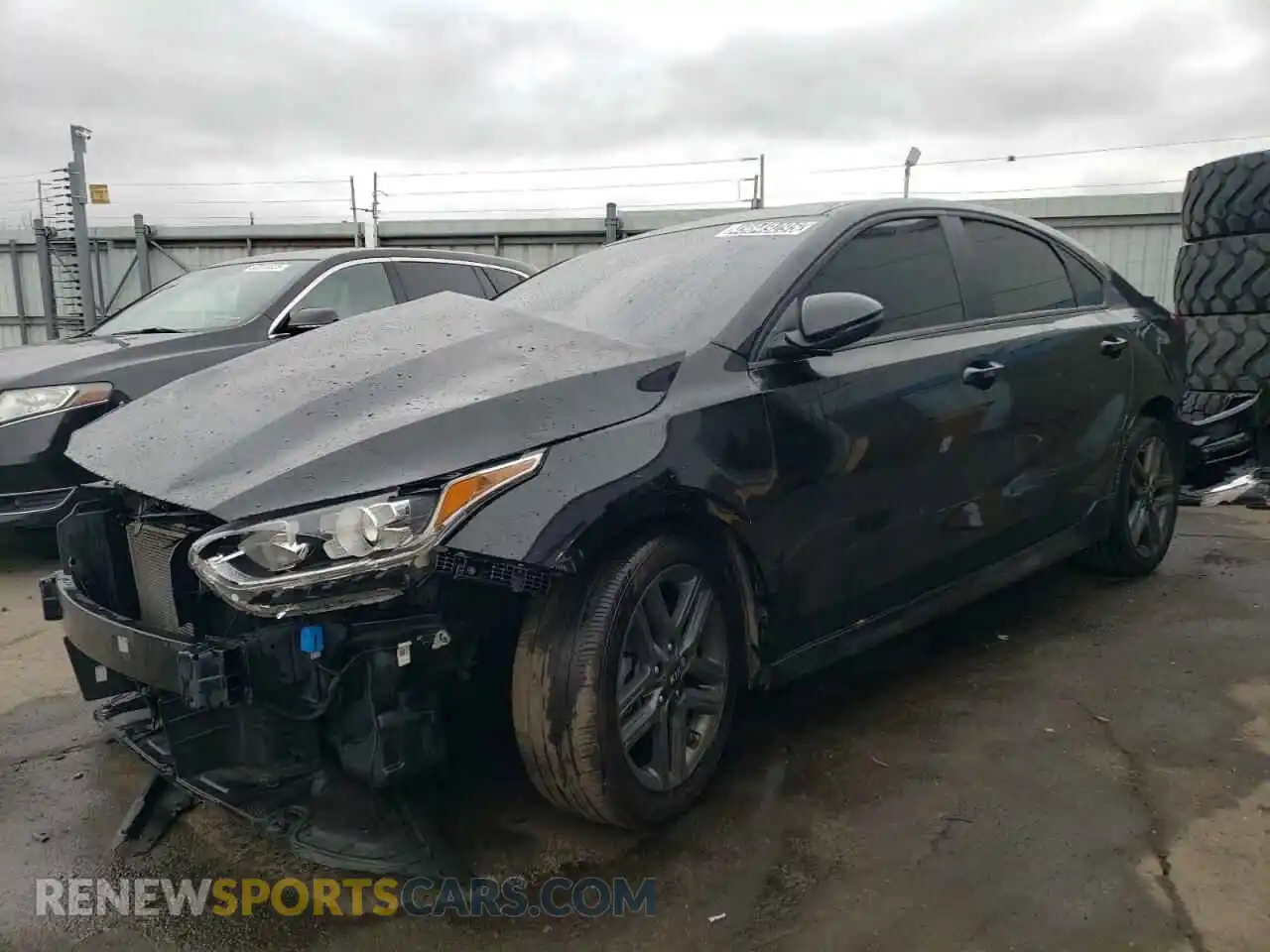 1 Photograph of a damaged car 3KPF34AD6ME367881 KIA FORTE 2021