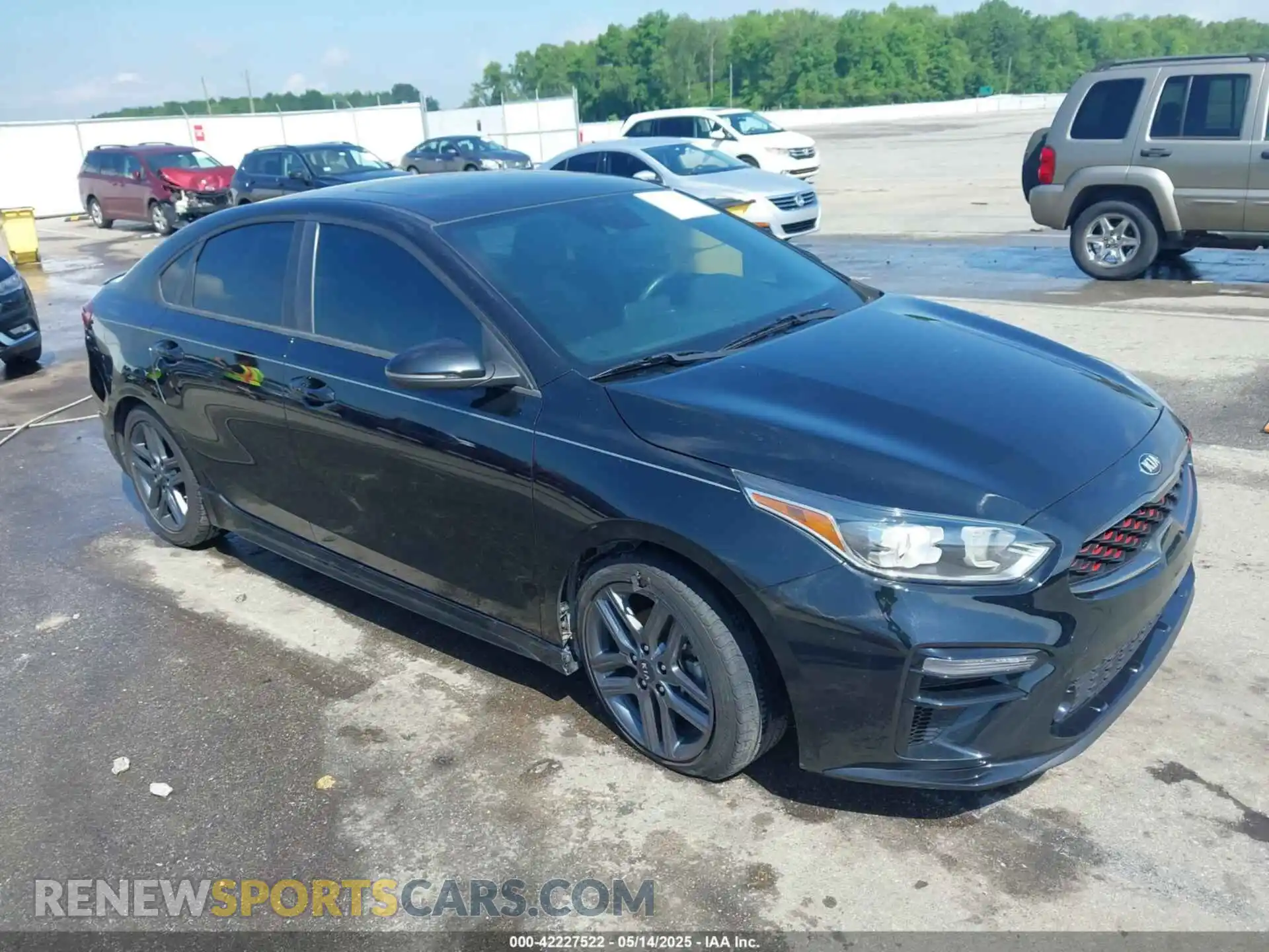 1 Photograph of a damaged car 3KPF34AD7ME281768 KIA FORTE 2021