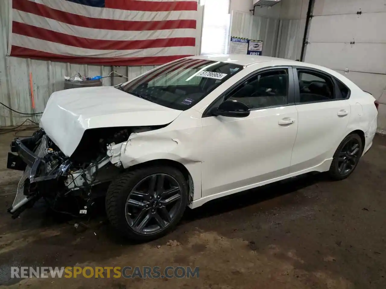 1 Photograph of a damaged car 3KPF34AD7ME313764 KIA FORTE 2021