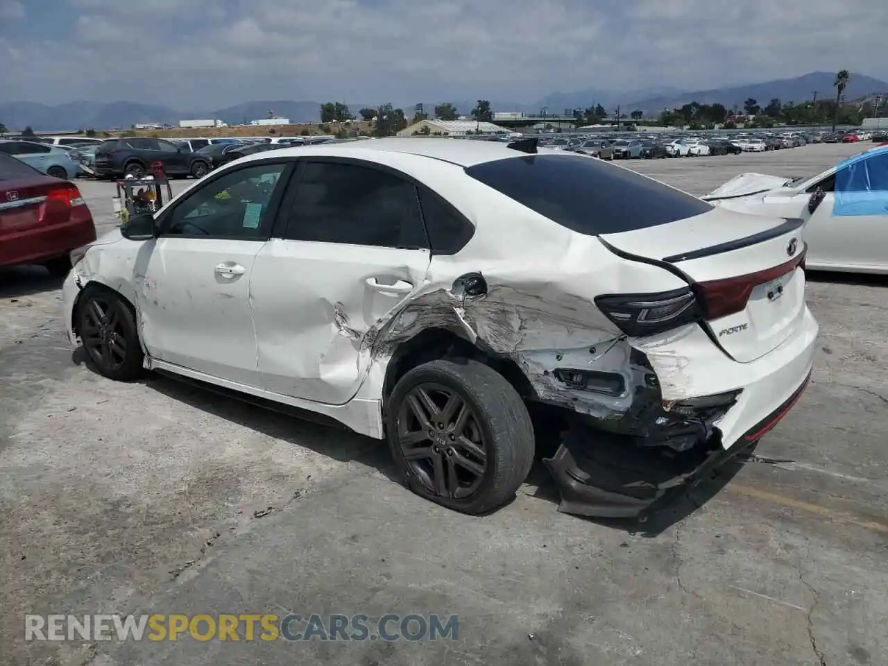 2 Photograph of a damaged car 3KPF34AD7ME329141 KIA FORTE 2021