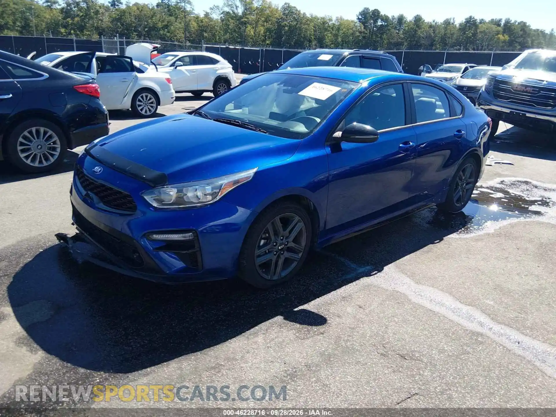 2 fotografías del automóvil dañado 3KPF34AD7ME355528 KIA FORTE 2021