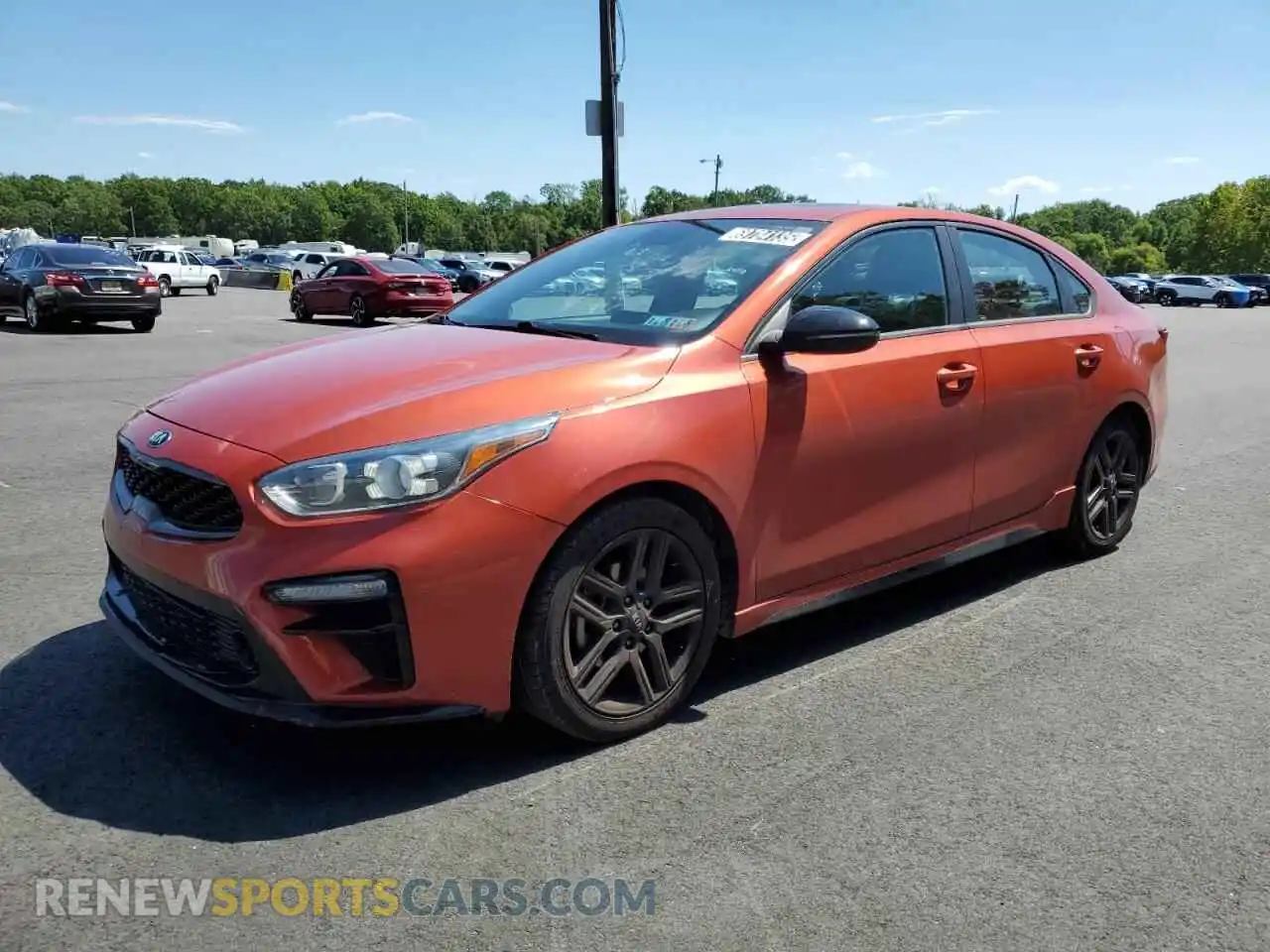 1 Photograph of a damaged car 3KPF34AD7ME404288 KIA FORTE 2021