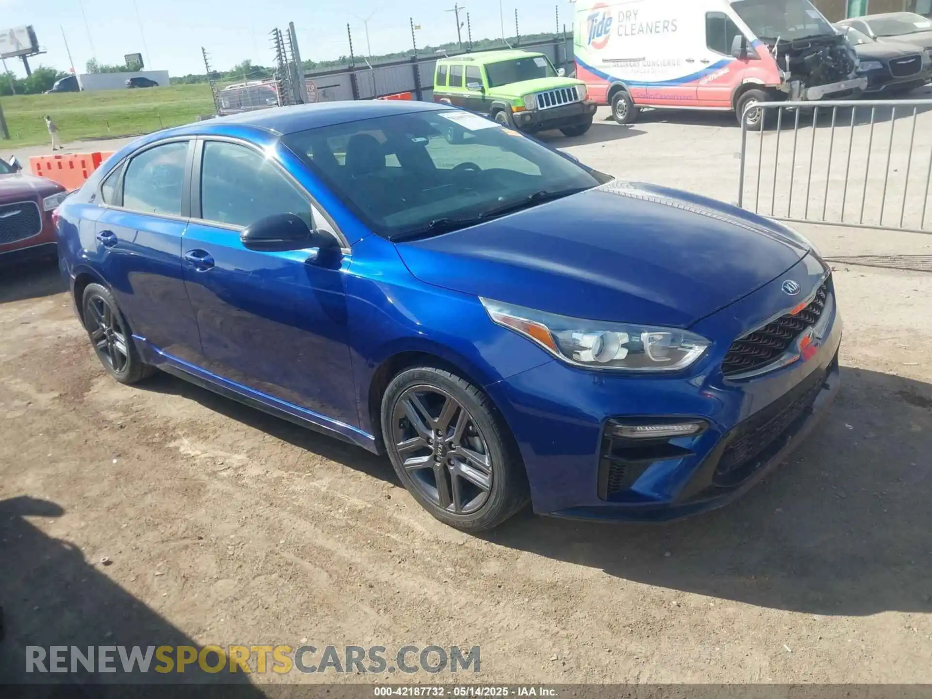1 Photograph of a damaged car 3KPF34AD8ME309688 KIA FORTE 2021