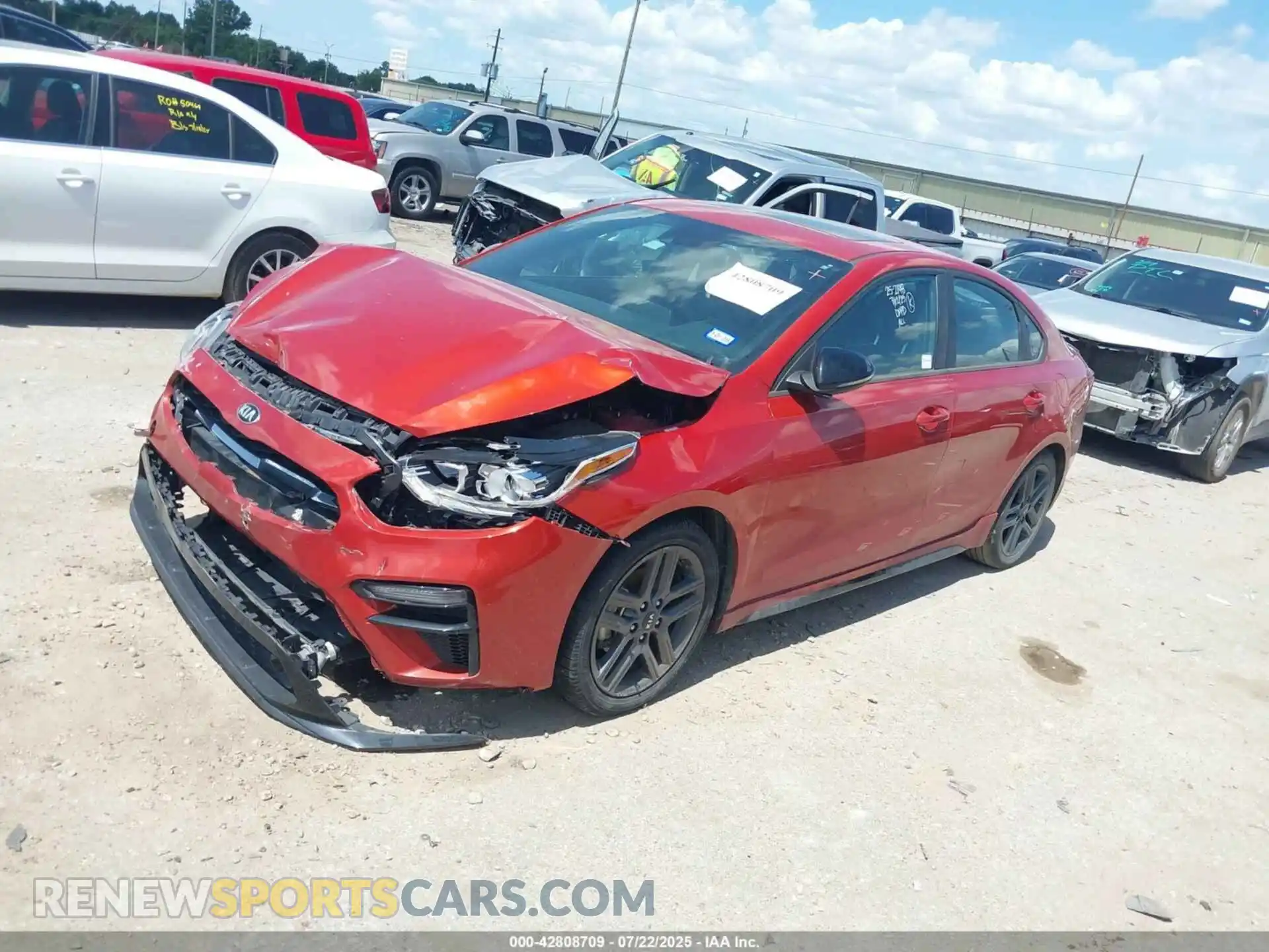 2 Photograph of a damaged car 3KPF34AD8ME318990 KIA FORTE 2021