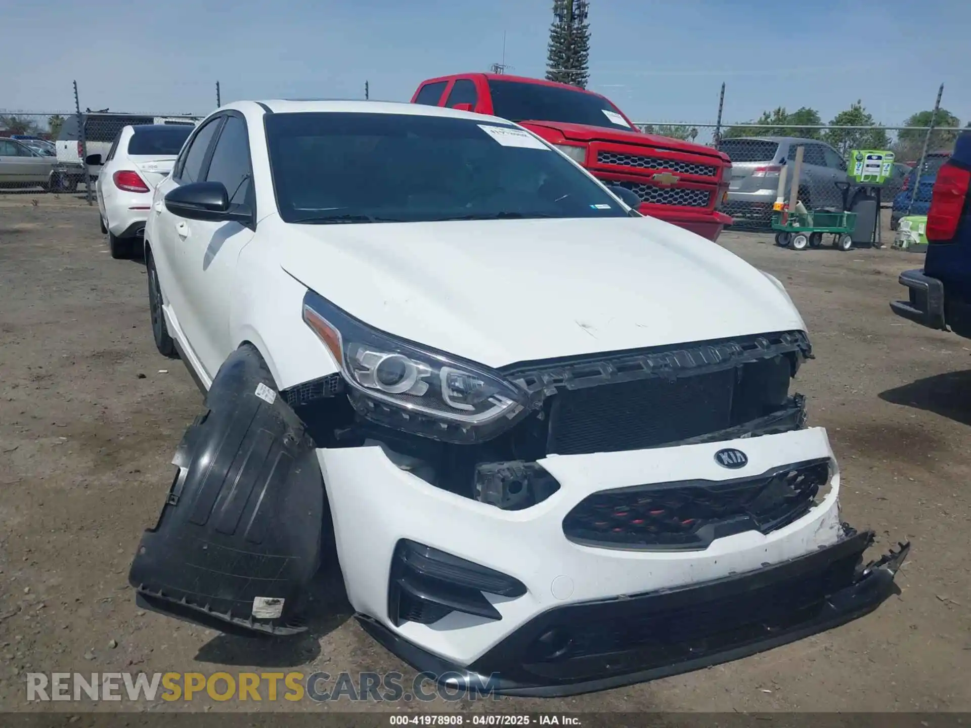 1 Photograph of a damaged car 3KPF34AD8ME350662 KIA FORTE 2021