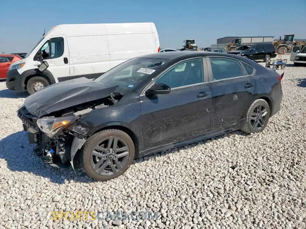 1 Photograph of a damaged car 3KPF34AD8ME418880 KIA FORTE 2021