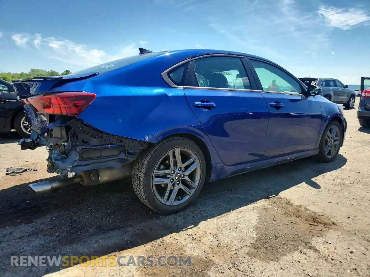 3 fotografías del automóvil dañado 3KPF34AD9ME279584 KIA FORTE 2021