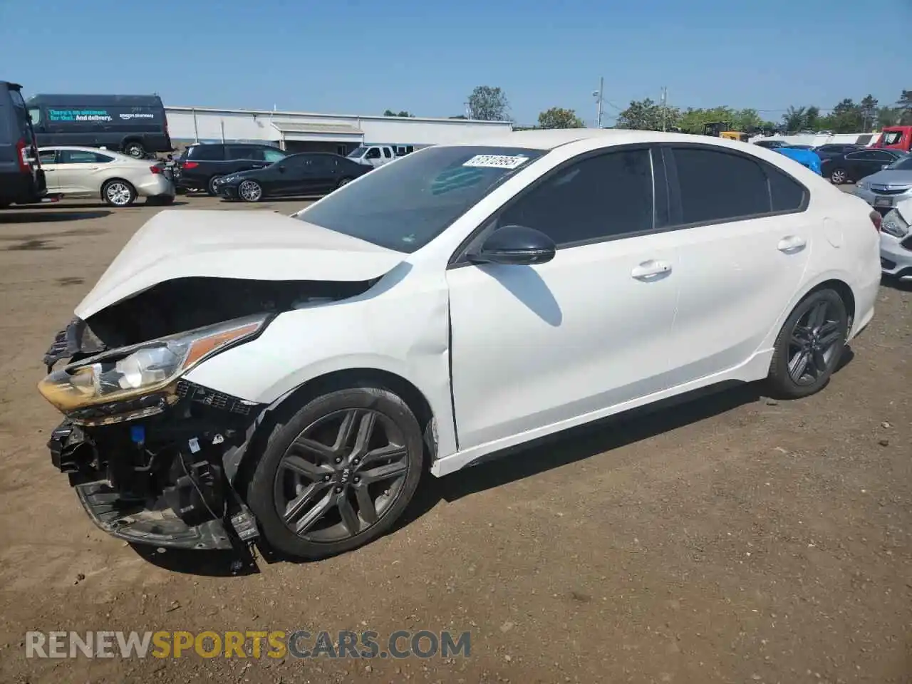 1 Photograph of a damaged car 3KPF34AD9ME280122 KIA FORTE 2021