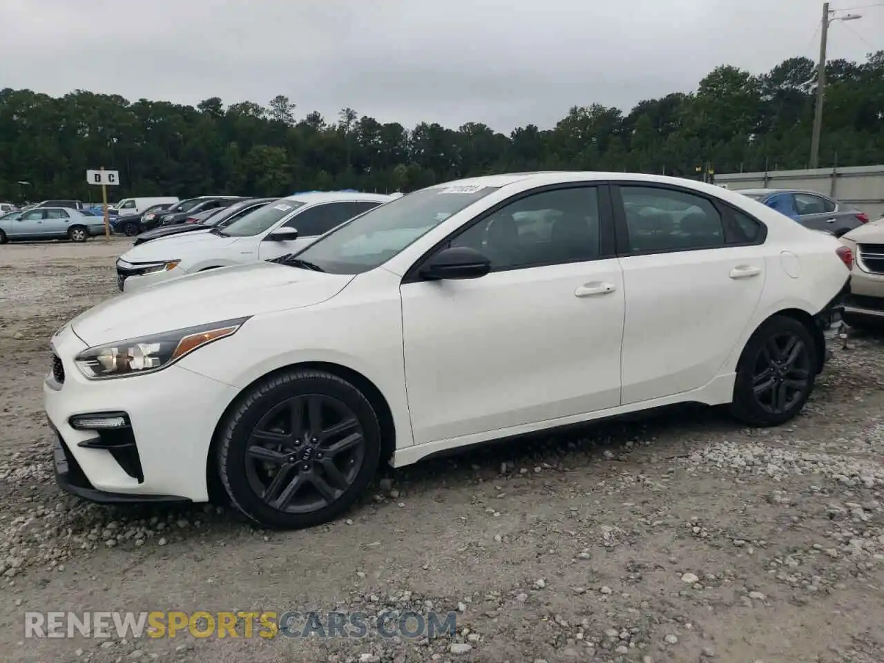 1 Photograph of a damaged car 3KPF34AD9ME282162 KIA FORTE 2021
